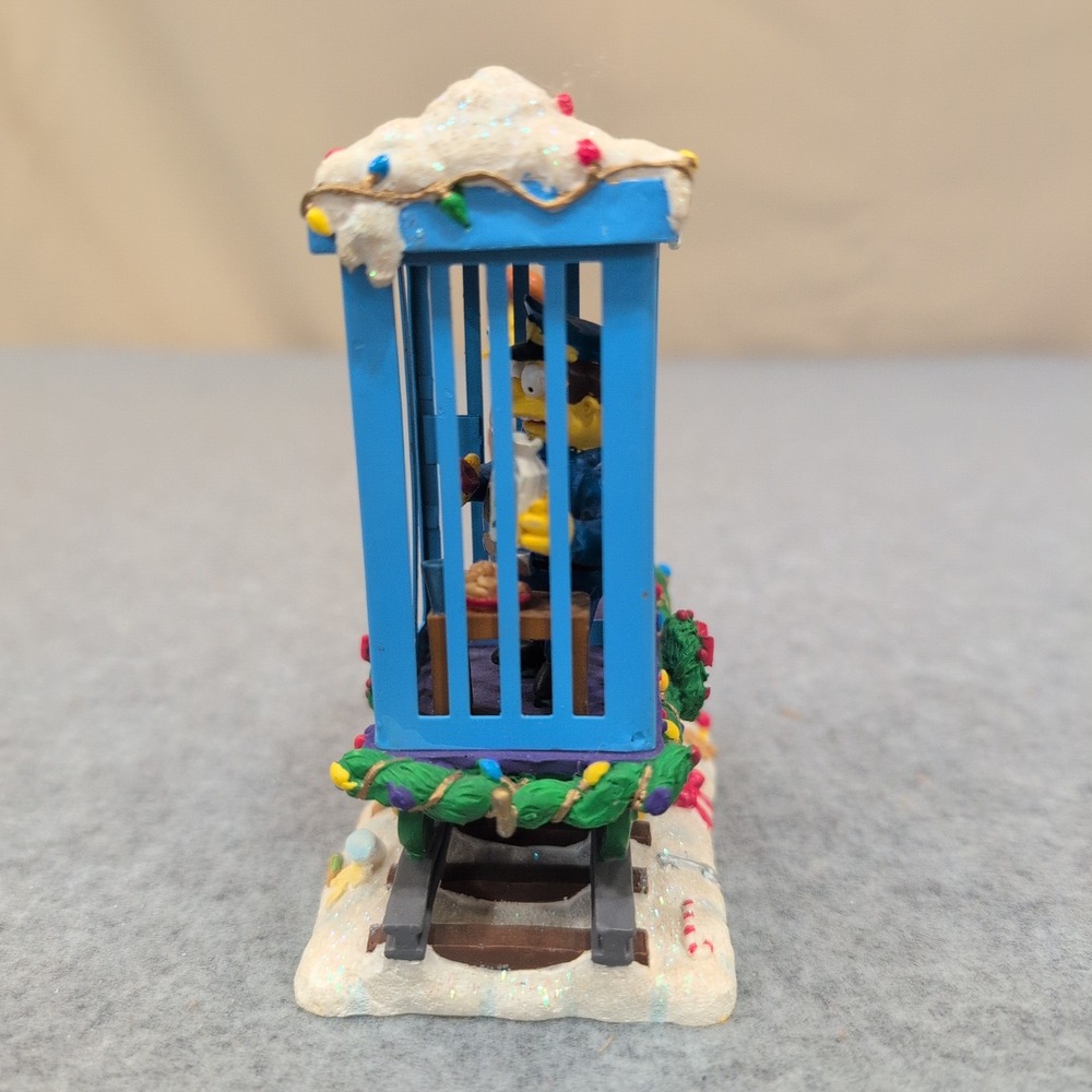 The Simpsons A Slammin Christmas Express Sculpture Snake Chief Wiggum 2004 0391 - Picture 4 of 5